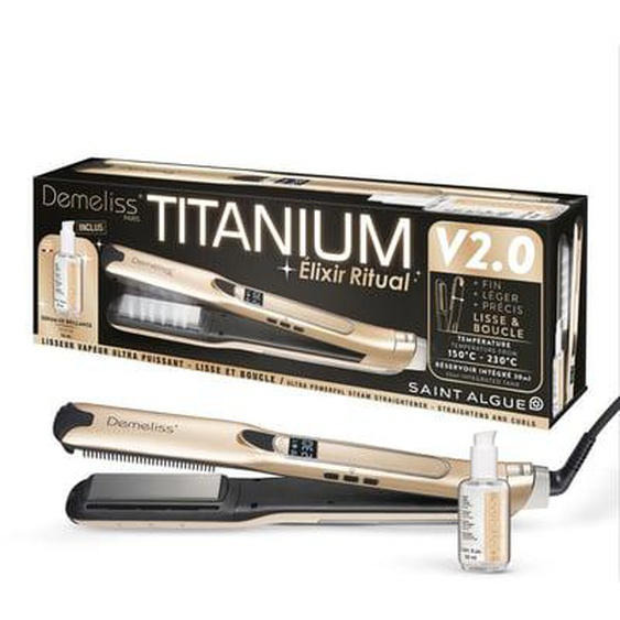 Lisseur vapeur Demeliss Titanium V2 Elixir Ritu