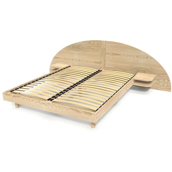 Lit 2 places bois 140x190 avec tête et chevets ARC