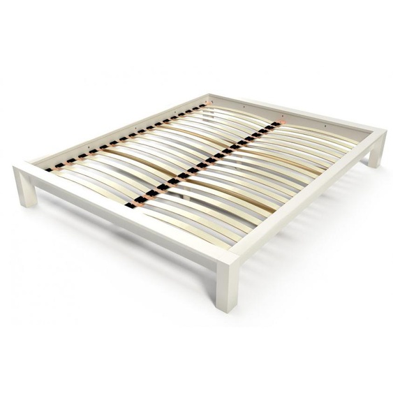 Lit 2 places en bois massif King solide - 160x200