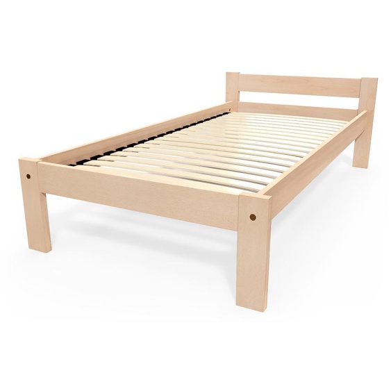 Lit 90x190 enfant en bois hêtre Simply