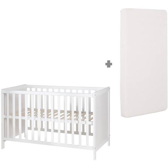 Lit Bébé 2en1 Cododo Et Lit Indépendant Avec Matelas Universal Blanc
