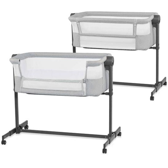 Lit Bebe Cododo Reglable Hauteur, Avec Matelas De La Naissance Gris