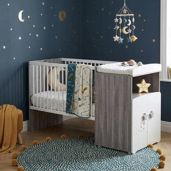 Lit Bébé Combiné Évolutif En Bois - Nao Blanc