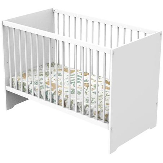 Lit Bébé En Bois - First Blanc