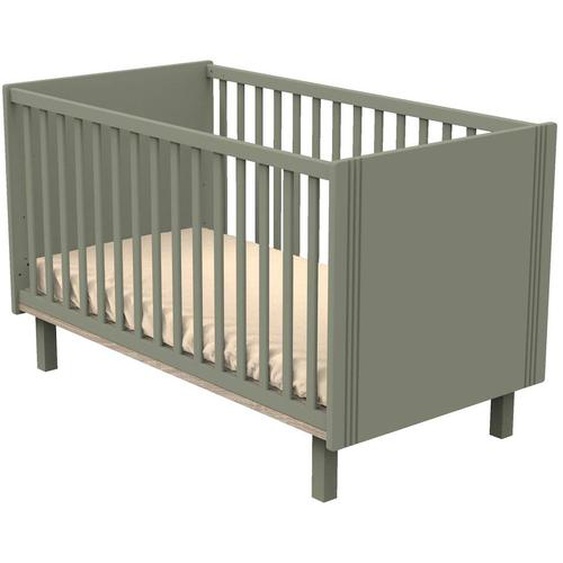 Lit Bébé Évolutif À Barreaux - Eleonore Vert