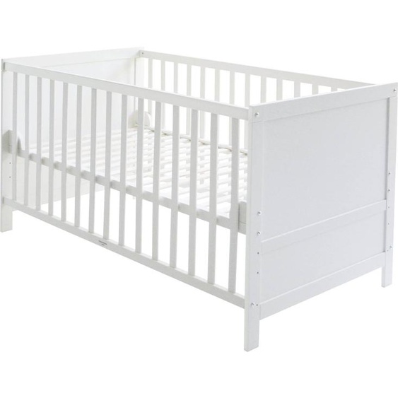 Lit Bébé Évolutif Convertible En Lit Junior Blanc