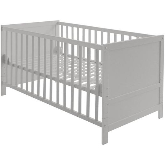 Lit Bébé Évolutif Convertible En Lit Junior Gris Taupe