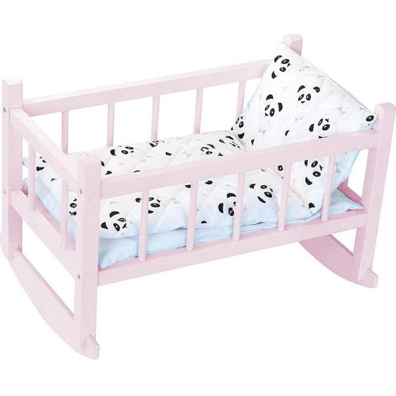 Lit Bercelonnette Poupée 40 Cm Panda Rose