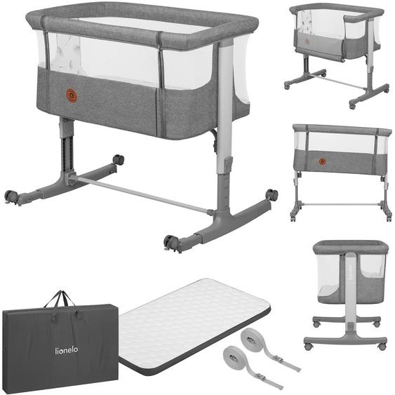 Lit Cododo Berceau 3en1 Aurora Avec Matelas Et Sac Grey Concrete