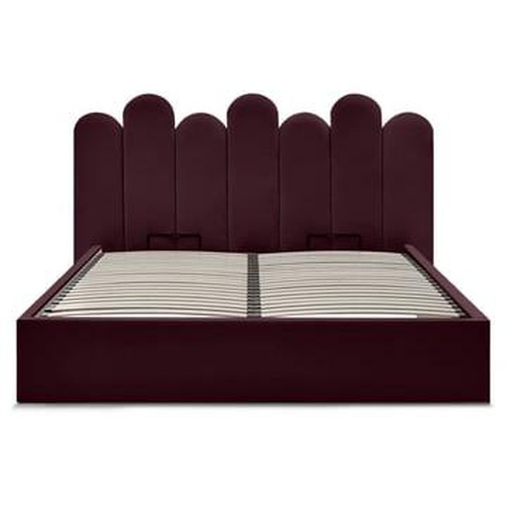 Lit coffre BADJA velours