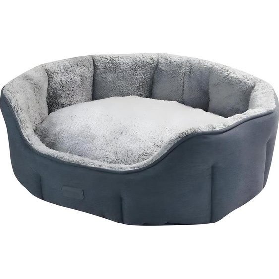 Lit confort Nobby ovale LICA gris 86 x 70 x 24 cm