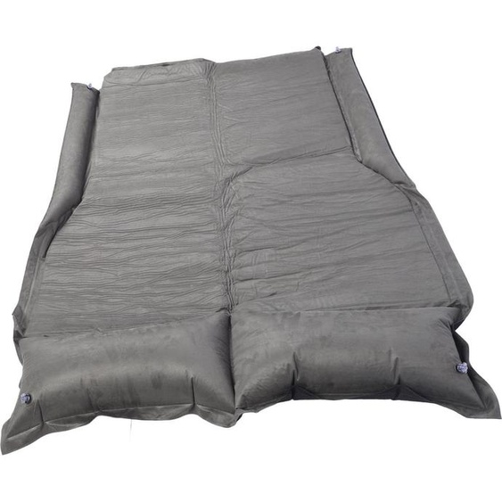 Lit de camping SUV, velours, 5 cm dépaisseur, amortissant, matelas gonflable léger pour voiture avec ailes latérales pour minivan de taille moyenne, gris cendré