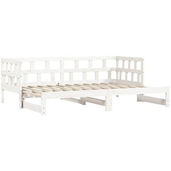 Lit de jour/lit Simple - et lit gigogne - sans matelas - 80x200 cm - bois massif LL0000235230