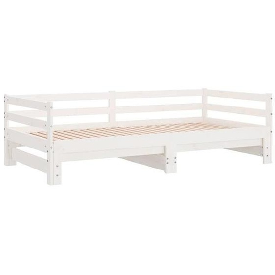 Lit de jour/lit Simple - et lit gigogne - sans matelas - 90x190 cm - bois massif LL0000244143