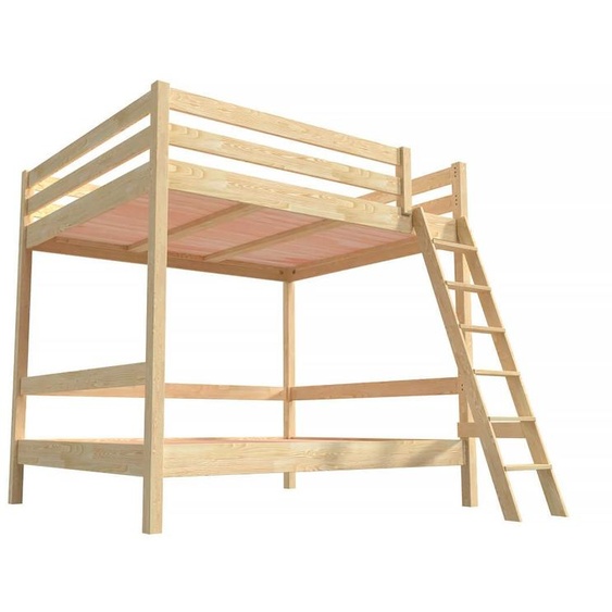 Lit double superposé Sylvia 140x200 avec échelle
