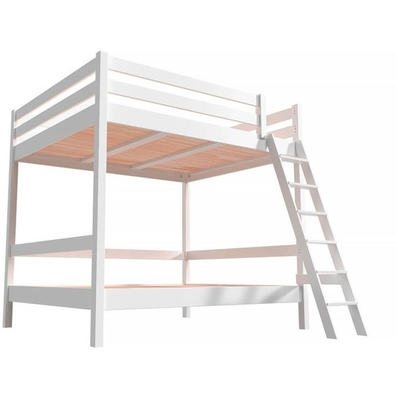 Lit double superposé Sylvia 140x200 avec échelle