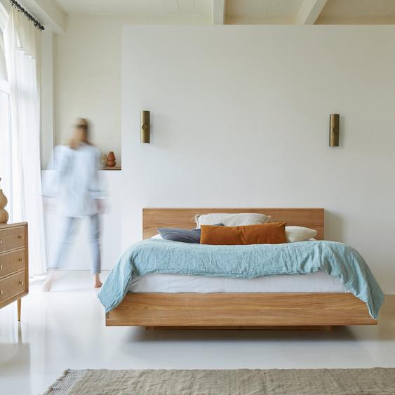 - Lit en bois de teck 165x230 Flat