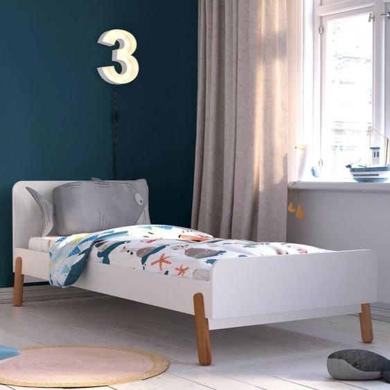 Lit Enfant Gabby Blanc Et Bois