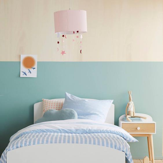 Lit enfant LIGNE CONFETTI blanc/bois