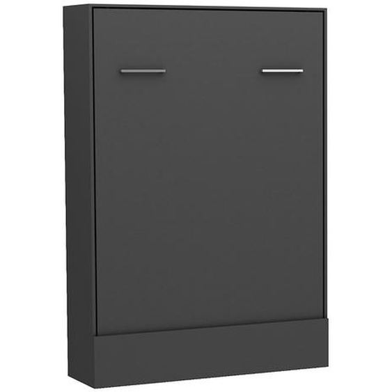 Lit escamotable vertical MULTIMO couchage 140x200cm anthracite
