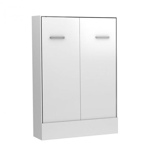 Lit escamotable vertical MULTIMO couchage 140x200cm blanc