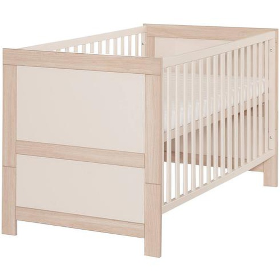 Lit Évolutif Transformable En Lit Junior Momo Beige Cashmere - Chêne