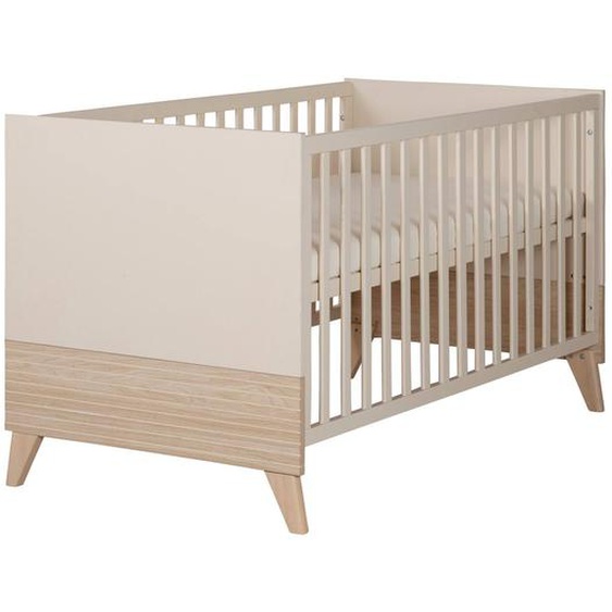 Lit Évolutif Transformable En Lit Junior - Style Scandinave - Sidney Cashmere / Chêne