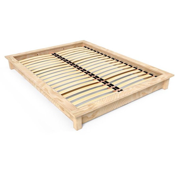 Lit futon 2 places bois massif Solido