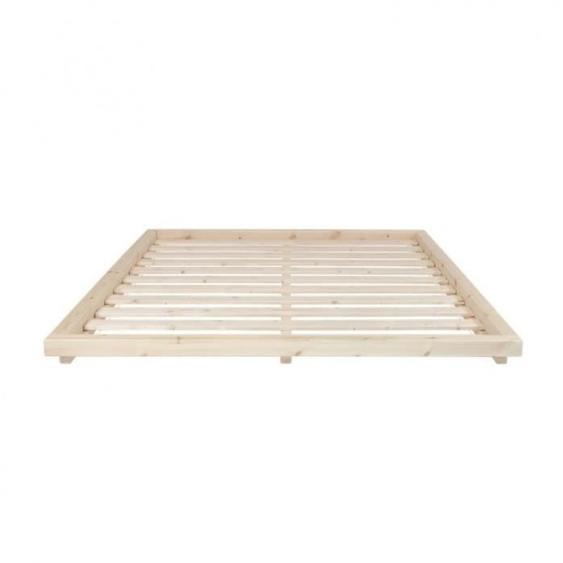Lit futon - INSIDE 75 - DOCK BED - Bois massif - Couchage 180 x 200 cm - Naturel
