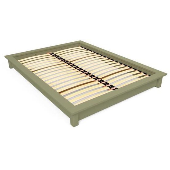 Lit futon Solido bois Massif - 2 places 140x190 Taupe - ABC MEUBLES - Contemporain - Design