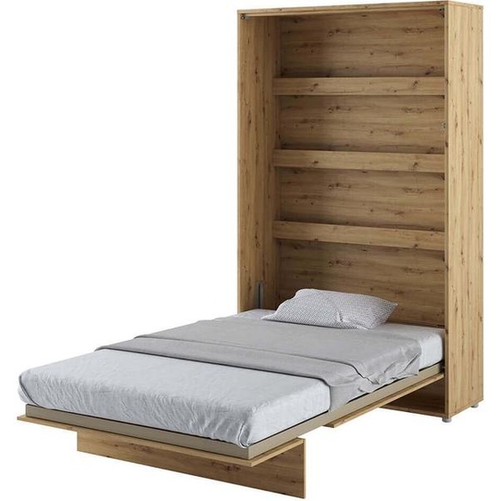 Lit mural Lit escamotable BED CONCEPT BC-02 Vertical 120x200 ARTISAN CHÊNE Lit mural escamotable, lit escamotable armoire, armoire avec lit escamotable intégré, lit fonctionnel y compris sommier à lattes
