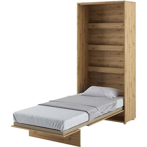 Lit mural Lit escamotable BED CONCEPT BC-03 Vertical 90x200 ARTISAN CHÊNE Lit mural escamotable, lit escamotable armoire, armoire avec lit escamotable intégré, lit fonctionnel y compris sommier à lattes