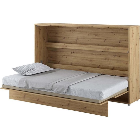 Lit mural Lit escamotable BED CONCEPT BC-05 Horizontal 120x200 ARTISAN CHÊNE Lit mural escamotable, lit escamotable armoire, armoire avec lit escamotable intégré, lit fonctionnel y compris sommier à lattes