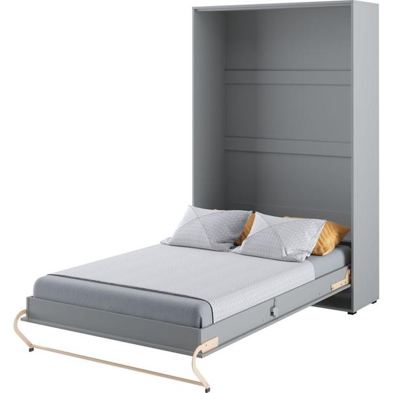 Lit mural Lit escamotable CONCEPT PRO CP-02 Vertical 120x200 GRIS MATT Lit mural escamotable, lit escamotable armoire, armoire avec lit escamotable intégré, lit fonctionnel