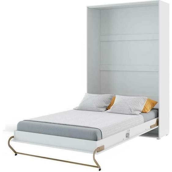 Lit mural Lit escamotable CONCEPT PRO CP-03 Vertical 90x200 BLANC MATT Lit mural escamotable, lit escamotable armoire, armoire avec lit escamotable intégré, lit fonctionnel y compris sommier à lattes