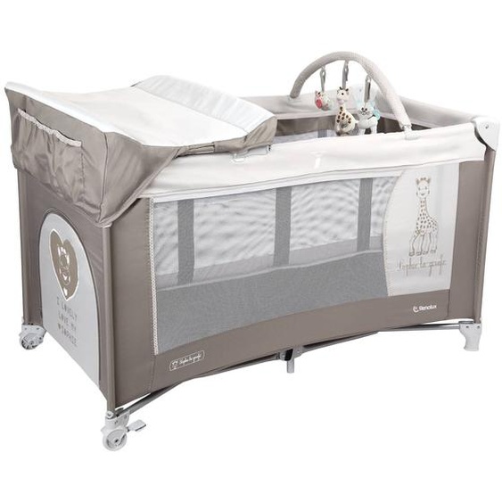 Lit Parapluie Avec Équipement Nourrisson Optic Z Sophie La Girafe Sochic