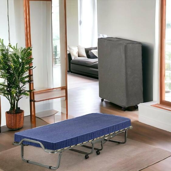 Ascea - Lit Pliant, bleu, Matelas Inclus  Italy