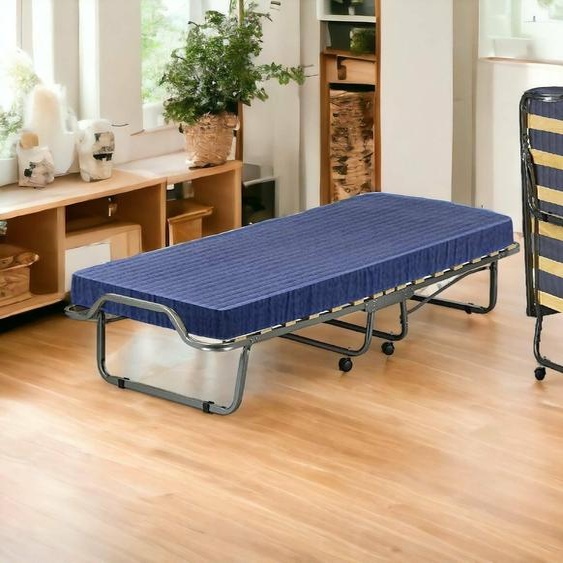 Citrino - Lit Pliable, bleu, Matelas Inclus  Italy