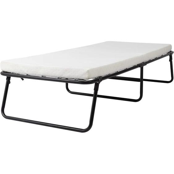 Lit pliant pour adultes - Avec matelas - 80x190 cm - Lit dinvité - Lit pliant simple - Pliable