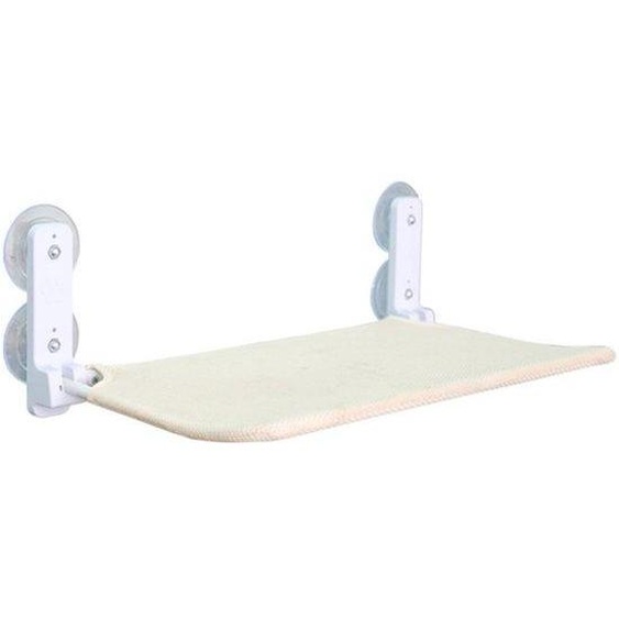 Lit pour chat pliable avec ventouses, coussin réversible, capacité de charge de 20 kg