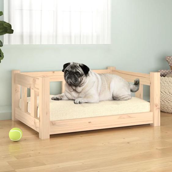 Lit pour chien 65,5x50,5x28 cm Bois de pin solide