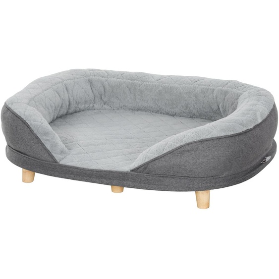 Lit pour chien, canapé pour chien avec structure en bois