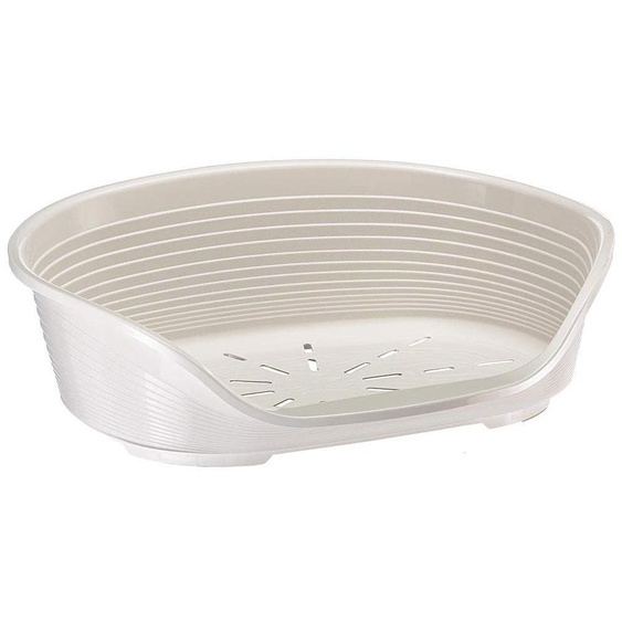Lit pour chien en plastique SIESTA DLX 10 gris foncé 93,5x68x28cm FP 1pc
