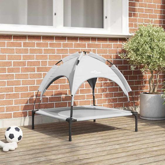 Lit pour Chien Gris argenté m Acier