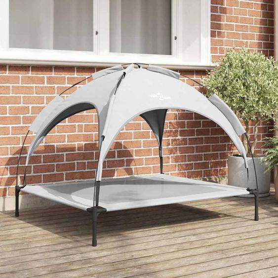 Lit pour Chien Gris argenté xl Acier
