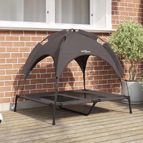 Lit pour Chien Marron l Acier