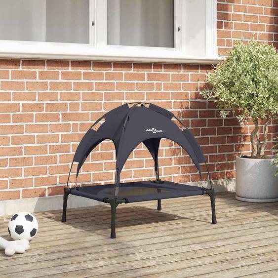 Lit pour Chien Noir s Acier