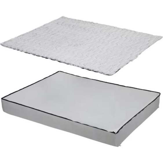 Lit pour chien Zero – Canapé pour chien sur pieds – Coussin amovible – 110 cm – Lit pour animal confortable et moelleux