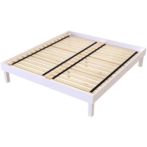 Lit queen size 180x200 Confort en bois massif