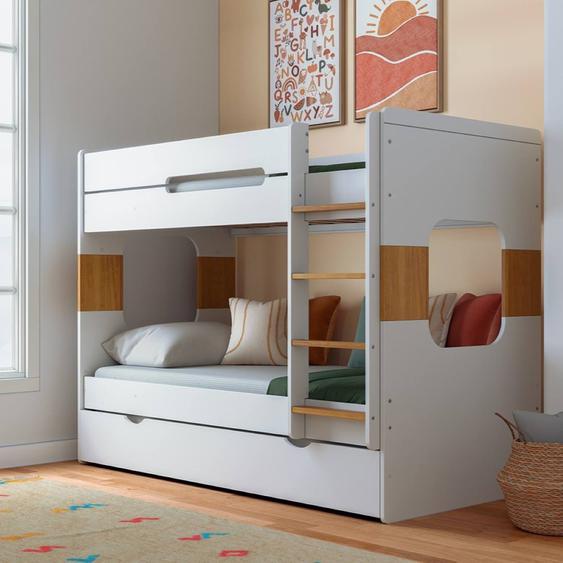 Lit Superposé Gigogne Leji Blanc